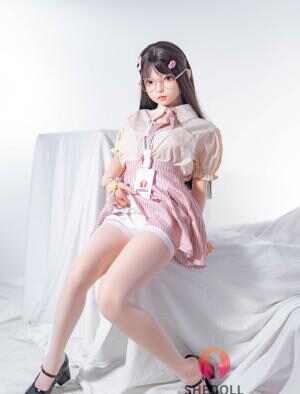 制服の眼鏡メイドスタッフ衣装 148cm - Dカップ ドール - ピンク リアルシリコン